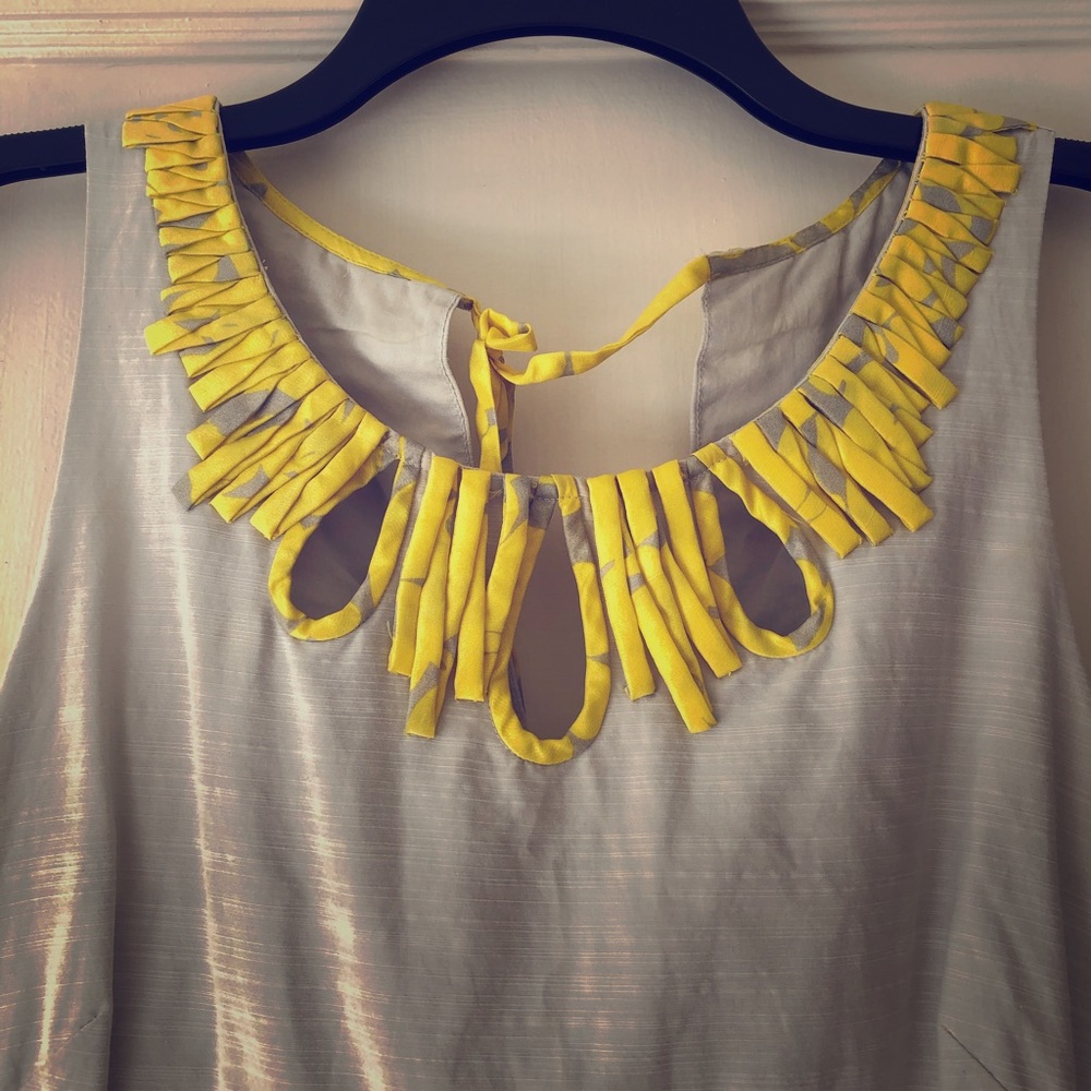 JCrew slik and cotton summer dress